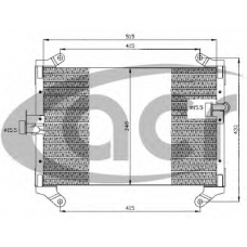 300537 ACR Конденсатор, кондиционер