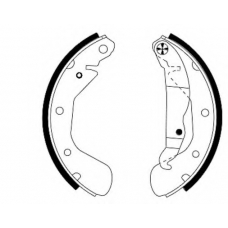 8DB 355 001-301 HELLA PAGID Комплект тормозных колодок