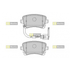 BD S355 STARLINE Комплект тормозных колодок, дисковый тормоз