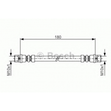 1 987 476 018 BOSCH Тормозной шланг