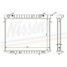 63244 NISSENS Радиатор, охлаждение двигателя