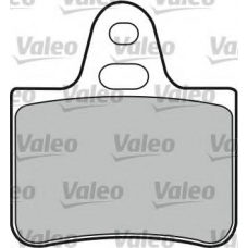 598146 VALEO Комплект тормозных колодок, дисковый тормоз