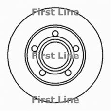 FBD346 FIRST LINE Тормозной диск