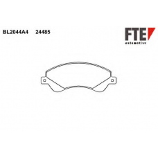 BL2044A4 FTE Комплект тормозных колодок, дисковый тормоз