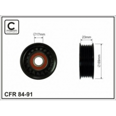 84-91 CAFFARO Паразитный / ведущий ролик, поликлиновой ремень