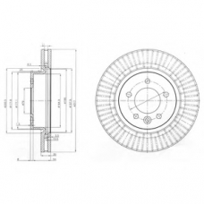 BG9006C DELPHI Тормозной диск