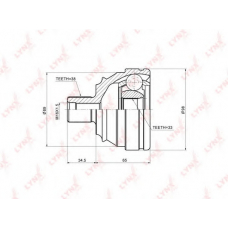 CO-8022 LYNX Co-8022 шрус наружный vw transporter 4 1.9d-2.5 90-03