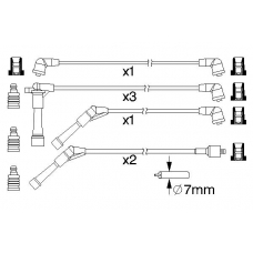 0 986 357 177 BOSCH Комплект проводов зажигания