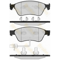 PA1621 BRAKE ENGINEERING Комплект тормозных колодок, дисковый тормоз