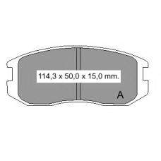 836360 Vema Комплект тормозных колодок, дисковый тормоз