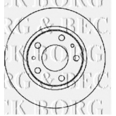 BBD4412 BORG & BECK Тормозной диск