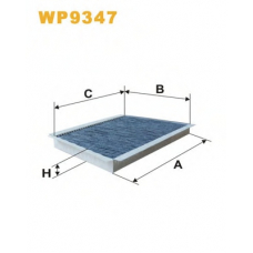 WP9347 WIX Фильтр, воздух во внутренном пространстве