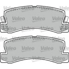 551787 VALEO Комплект тормозных колодок, дисковый тормоз
