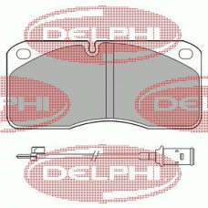 LP859 DELPHI Комплект тормозных колодок, дисковый тормоз