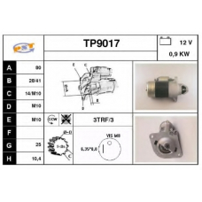 TP9017 SNRA Стартер