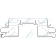 KIT1177 APEC Комплектующие, тормозные колодки