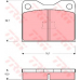 GDB159 TRW Комплект тормозных колодок, дисковый тормоз