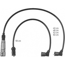 ZEF432 BERU Комплект проводов зажигания