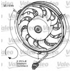 696084 VALEO Электродвигатель, вентилятор радиатора