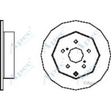 DSK2523 APEC Тормозной диск