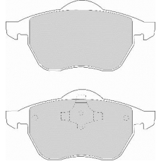 FD6632A NECTO Комплект тормозных колодок, дисковый тормоз