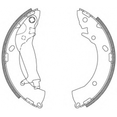 BSA2113.00 OPEN PARTS Комплект тормозных колодок