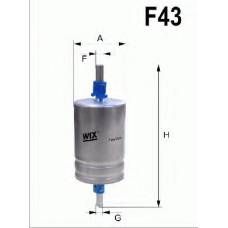 WF8174 QUINTON HAZELL Фильтр топливный