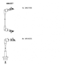 600/377 BREMI Комплект проводов зажигания
