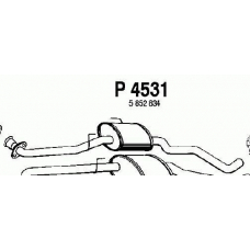 P4531 FENNO Средний глушитель выхлопных газов