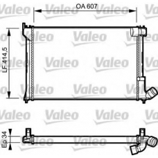 731297 VALEO Радиатор, охлаждение двигателя