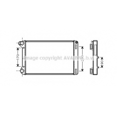 FTA2301 AVA Радиатор, охлаждение двигателя