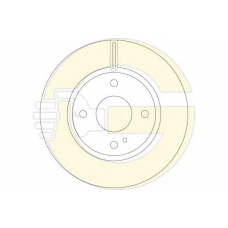 6063991 GIRLING Тормозной диск