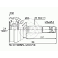 OJ-0123 InterParts Шарнирный комплект, приводной вал