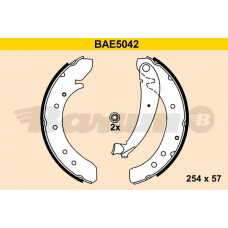 BAE5042 BARUM Комплект тормозных колодок