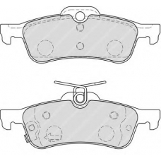 FDB4041 FERODO Комплект тормозных колодок, дисковый тормоз