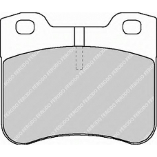 FDB1109 FERODO Комплект тормозных колодок, дисковый тормоз