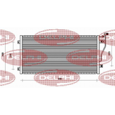 TSP0225008 DELPHI Конденсатор, кондиционер