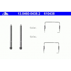 13.0460-0438.2 ATE Комплектующие, колодки дискового тормоза