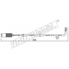 SU.158 fri.tech. Сигнализатор, износ тормозных колодок