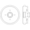 MBD014 MINTEX Тормозной барабан