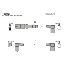 T069B TESLA Комплект проводов зажигания
