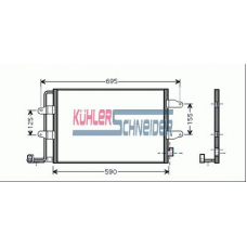 1320041 KUHLER SCHNEIDER Конденсатор, кондиционер