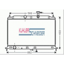 5200661 KUHLER SCHNEIDER Радиатор, охлаждение двигател