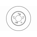 MDC1567 MINTEX Тормозной диск