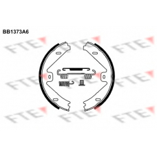 BB1373A6 FTE Комплект тормозных колодок, стояночная тормозная с