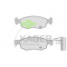 35-0487 KAGER Комплект тормозных колодок, дисковый тормоз