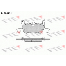 BL2645C1 FTE Комплект тормозных колодок, дисковый тормоз