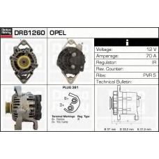 DRB1260 DELCO REMY Генератор