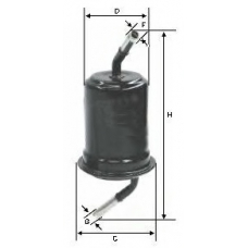 XB203 UNIFLUX FILTERS Топливный фильтр