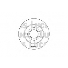 DF2667 TRW Тормозной диск